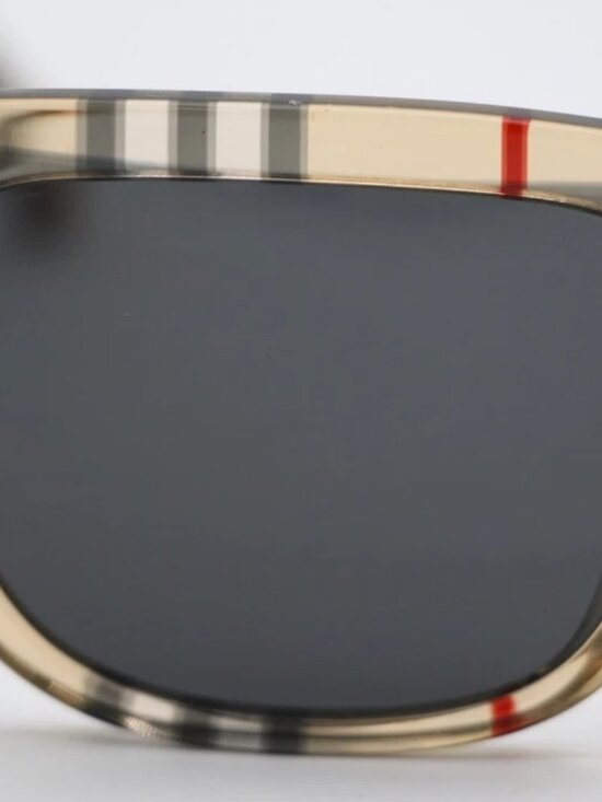 Burberry Unisex Check Square Sunglasses (B4431U) 56-20 145mm main image 11